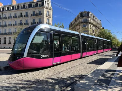 A Dijon, un projet de ligne T3 pour le tram est à l'étude Tram à l'arrêt Darcy, direction Chenôve