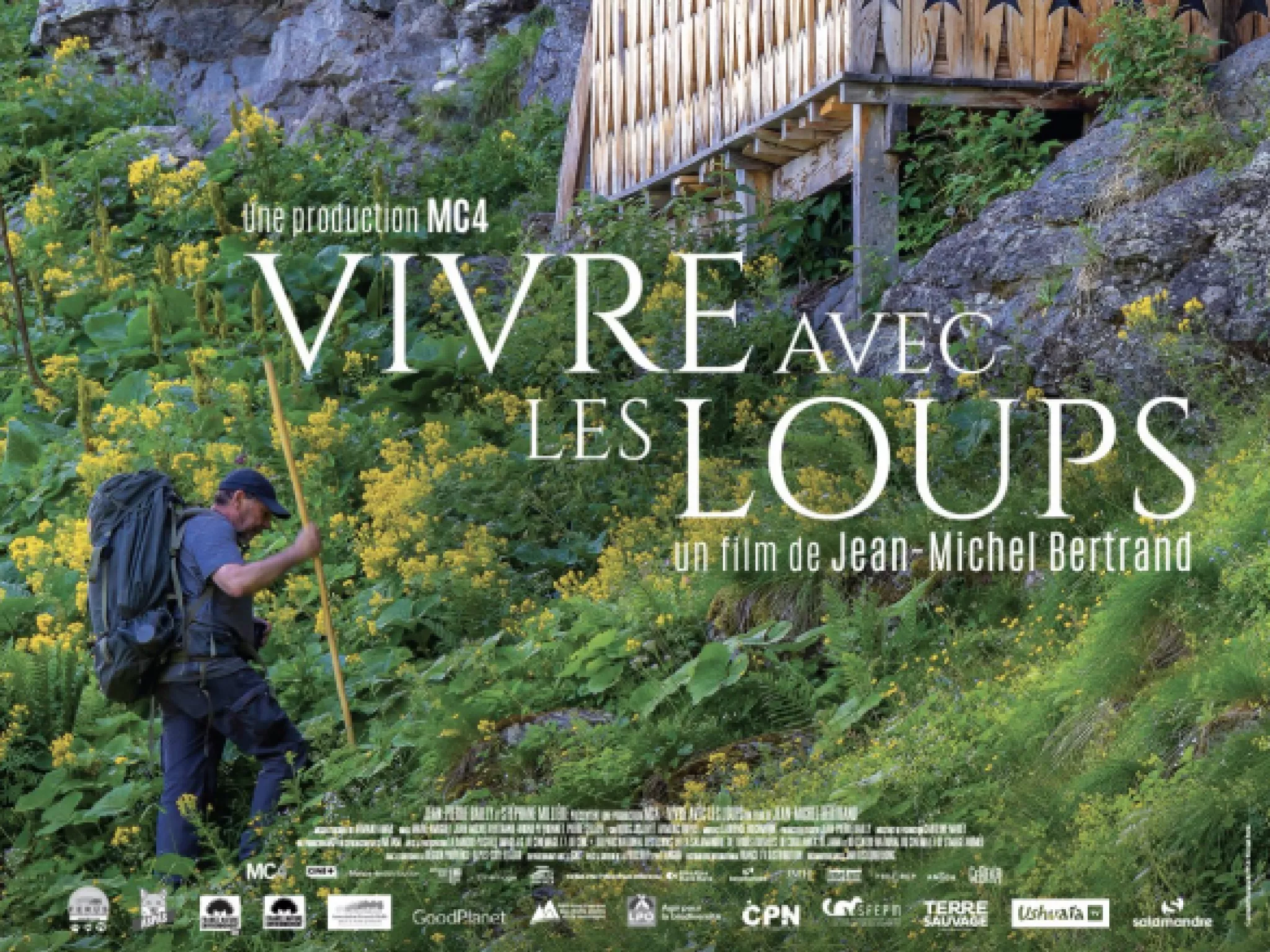 Affiche ciné-débat "Vivre avec les loups" Affiche ciné-débat "Vivre avec les loups"